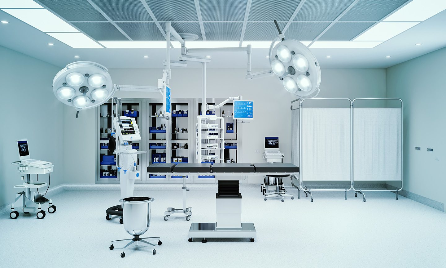 Modular Operating Room Walls